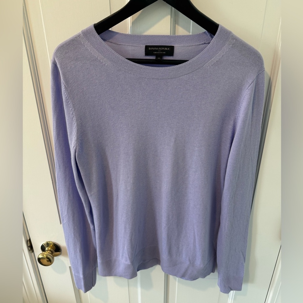 Banana Republic Light Purple Forever Sweater